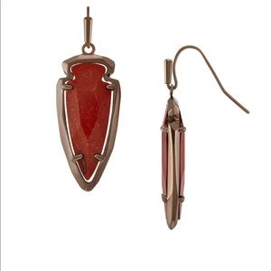 Kendra Scott Katelyn Arrowhead in Red Jasper